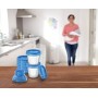 Philips Avent SCF618/10 Set Vasetti per Conservare il Latte Materno e le Pappe, 10 pezzi, 180ml + 2 Adattatori