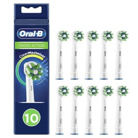 Oral-B CrossAction Testine di Ricambio per Spazzolino Elettrico con Tecnologia CleanMaximiser, Confezione da 10 Pezzi