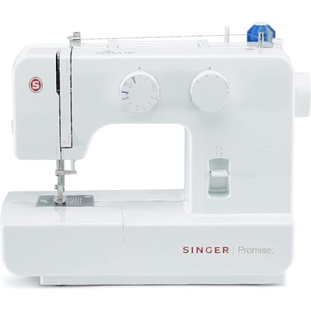 Singer Promise 1409 Macchina da Cucire, 15 Operazioni di cucito, 9 Opzioni di punti, Colori assortiti, 1 pezzo