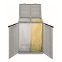 Terry 43560 Armadietto per la Raccolta Differenziata, da Interno Esterno, 2 vani Separati, Grigio, 68x39x88,7 cm