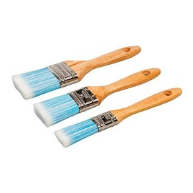 Silverline 675077 - Set di pennelli sintetici, 3 pz.