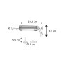 Tescoma 630535 Pistola Sparabiscotti/Decoratore per Torte, Metallo "Delicia"