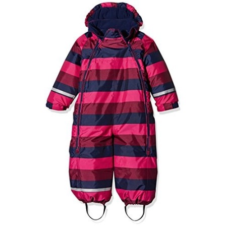 CareTec Tuta da Neve Unisex Bebè, Multicolore (Amaranth), 74