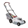 IKRA 77010300 Tosaerba ICM 2/2037, incl. 2 batterie e Doppio Dispositivo di Carica Rapida, 40 V, Grigio/Rosso/Nero