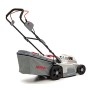 IKRA 77010300 Tosaerba ICM 2/2037, incl. 2 batterie e Doppio Dispositivo di Carica Rapida, 40 V, Grigio/Rosso/Nero