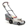 IKRA 77010300 Tosaerba ICM 2/2037, incl. 2 batterie e Doppio Dispositivo di Carica Rapida, 40 V, Grigio/Rosso/Nero