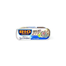Rio Mare - Filetti di Sgombro Grigliati al Naturale, Ricchi di Omega 3, 1 lattina da 120g