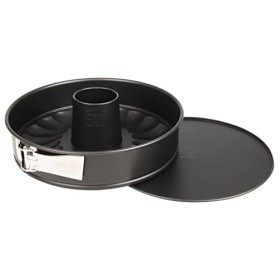 Dr. Oetker Tradition Tortiera apribile 2 Fondi, Acciaio, Nero, 26 cm