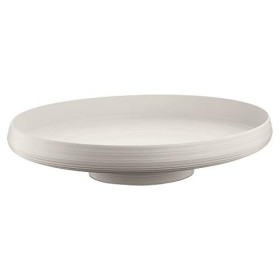 Guzzini Tierra Centrotavola/Fruttiera, Post Consumed Recycled Poliestereastic, Bianco, 00