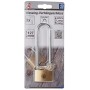 Kraftmann - Lucchetto Con Arco Extra Lungo, 40 Mm, In Ottone Massiccio