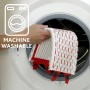 Vileda Ultramat Turbo Sistema Lavapavimenti con Secchio, Strizzatore e Piastra, con 1 Panno in Microfibra, Nero/Rosso