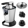 Ufesa EX4950 Spremiagrumi, 600W, Versamento continuo, Salvagoccia, Doppio cono, Filtro in acciaio inox, Braccio per facile estra