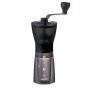 HARIO | Compact & Adjustable Hand Coffee Grinder with Burrs, Transparent Black   | Macinacaffè Manuale Compatto e Regolabile 