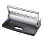 Genie CB 800 - Macchina rilegatrice a dorsi plastici fino a massimo 145, DIN A4, set di dorsi in plastica inclusi, argento/nero