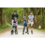 Hudora - Pattini in Linea da Bambino Mia, Nero (Nero/Rosa), M