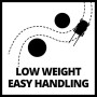 Einhell GE-CM 18/30 LI – Solo 34.131.57 Tagliaerba a spingere elettrico senza fili taglio 30 cm