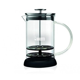 Bialetti 0004410 Cappuccinatore, Nero/Trasparente