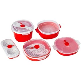 SNIPS SET 5 PZ COTTURA MICROONDE LINEA TEMPO ZERO