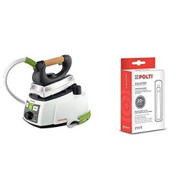 Polti Vaporella 535 Eco_PRO Ferro da Stiro a Vapore con Caldaia, Tappo di Sicurezza, 4 Bar, 1750 W, 0.9 Litri, Alluminio, Bianco