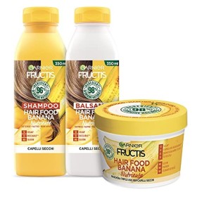 Garnier Fructis Banana Nutriente Capelli Secchi Kit 3 Pezzi Hair Food