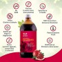 Succo di Melograno 100% puro Salugea - Integratore Antiossidante e Rigenerante con Azione Antidegenerativa e Detossicante, 500 m