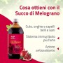 Succo di Melograno 100% puro Salugea - Integratore Antiossidante e Rigenerante con Azione Antidegenerativa e Detossicante, 500 m