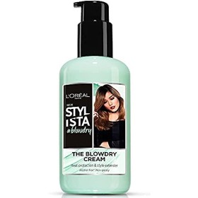 L'Oréal Paris Stylista BlowDry Crema per Capelli Termoprotettrice fino a 230°, Formula Arricchita con Olio di Semi d'Uva, 200 