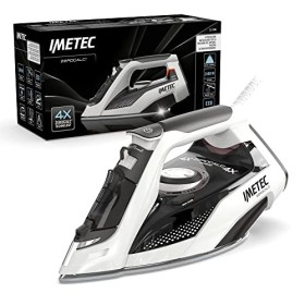 Imetec Zerocalc Z3 3700 Ferro da Stiro, Tecnologia Anticalcare, Piastra Ceramica ad Alta Scorrevolezza, 2400W, Colpo Vapore 160 