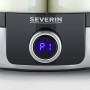 SEVERIN JG 3521, Yogurtiera con Display Digitale a LED, 7 Vasetti da 150 ml, BPA Free, Spegnimento Automatico, 5 Programmi Autom