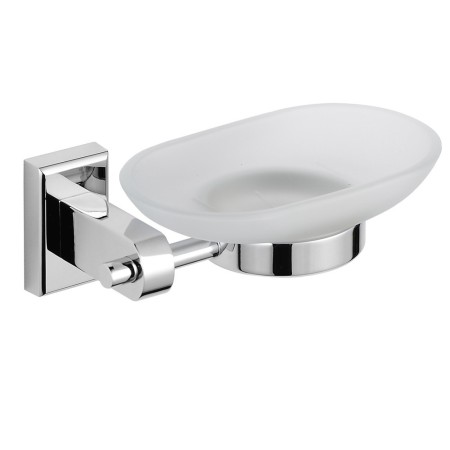 Porta Sapone Saponetta a Parete da Bagno Iris Ottone Cromato Accessori Alta Qualità *** CONFEZIONE 1 pz.