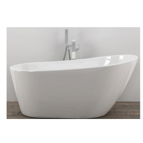 Vasca Da Bagno Free Standing 005 Acrilico Bianco Lucido Ovale  *** CONFEZIONE 1 pz., Misure L170xH72xP80