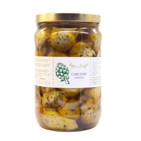 Voglia Di Puglia Carciofi Grigliati Sottolio In Olio Extravergine D'oliva 1,5kg 100% Made In Italy