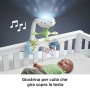 Fisher-Price CDN41 Giostrina degli Orsetti, Proiettore di Luci e Suoni per il Lettino, Per neonati (0+ mesi), Multicolore