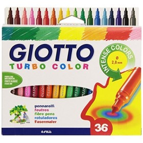 GIOTTO TURBO MAXI PUNTA 2,8MM PENNARELLI, 36 PEZZI