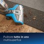 BISSELL 17132 CrossWave - Dispositivo Multisuperficie 3-in-1, Aspira, Lava & Asciuga, Pulisce Pavimenti & Tappeti, 560 W, Blu/Ti