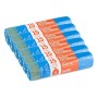Gallo Sacchi per Pattumiera, Maniglie Autochiudenti, Azzurro, Medium, 6 Rotoli da 15 sacchi