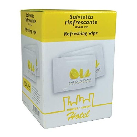 Anonima MTP100-SRL70 Multipack Salviette Rinfrescanti Limone 70 x 100, 100 Pezzi