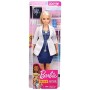 Barbie- Carriere Dottoressa Bambola con Stetoscopio e Capelli Biondi, Giocattolo per Bambini 3+ Anni, FXP00