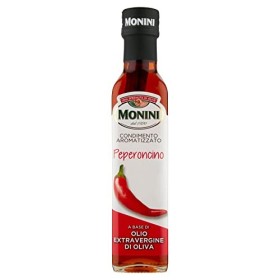 Monini Condimento a base di Olio Extra Vergine Aromatizzato Peperoncino - 250 ml