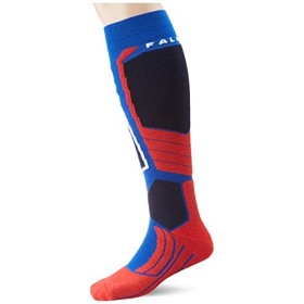 Falke SK2 - Calze da sci da uomo con lana merino, traspiranti, al ginocchio, alto isolamento termico, imbottitura media, confezi