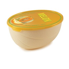 Snips 77138 Snisp Salva Melone-Contenitore Vintage salvafreschezza da 2 lt, 2 Litri, Plastica, Marrone