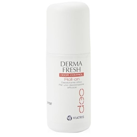 Dermafresh Odor Control Roll-On Deodorante Attivo per Ridurre l'Impatto Olfattivo del Sudore Particolarmente Maleodorante - 30 m