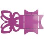 Alubox Zampirella Porta Citronella o Candela Farfalla, Viola, 7x11x19 cm