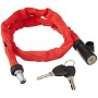 Abus 1500 Web - Antifurto a catena di blocco, Rosso (Red), 60 cm