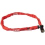Abus 1500 Web - Antifurto a catena di blocco, Rosso (Red), 60 cm