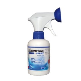 Frontline Spray - Antiparassitario per cani e gatti contro le infestazioni di pulci, zecche e pidocchi (250 ml)