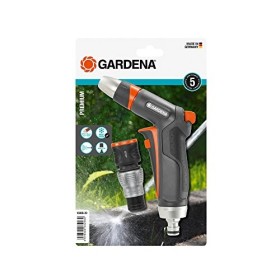 Gardena Set Lancia a Impulsi e Raccordo Premium Acquastop