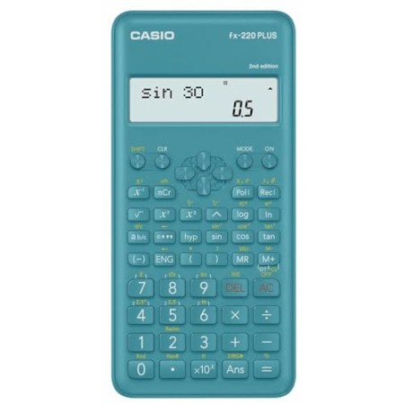 Casio FX-220PLUS 2 Calcolatrice Scientifica, Azzurro