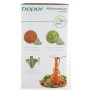 Beper 90.200 Affettaverdura a Spirale, Spaghetti e Tagliatelle, Acciaio Inossidabile