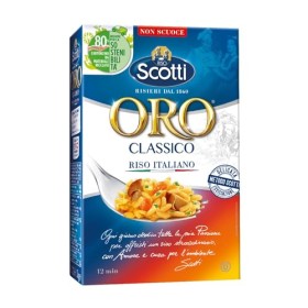 Riso Scotti - Riso Oro Classico - Parboiled Riso per Risotto e Insalate - 1 kg